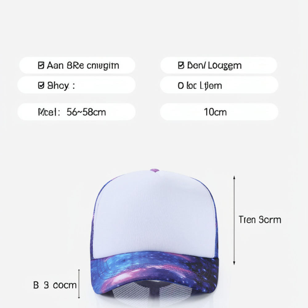 Adjustable Mesh Baseball Cap U - Trucker Cap Mesh ulasan dan harga