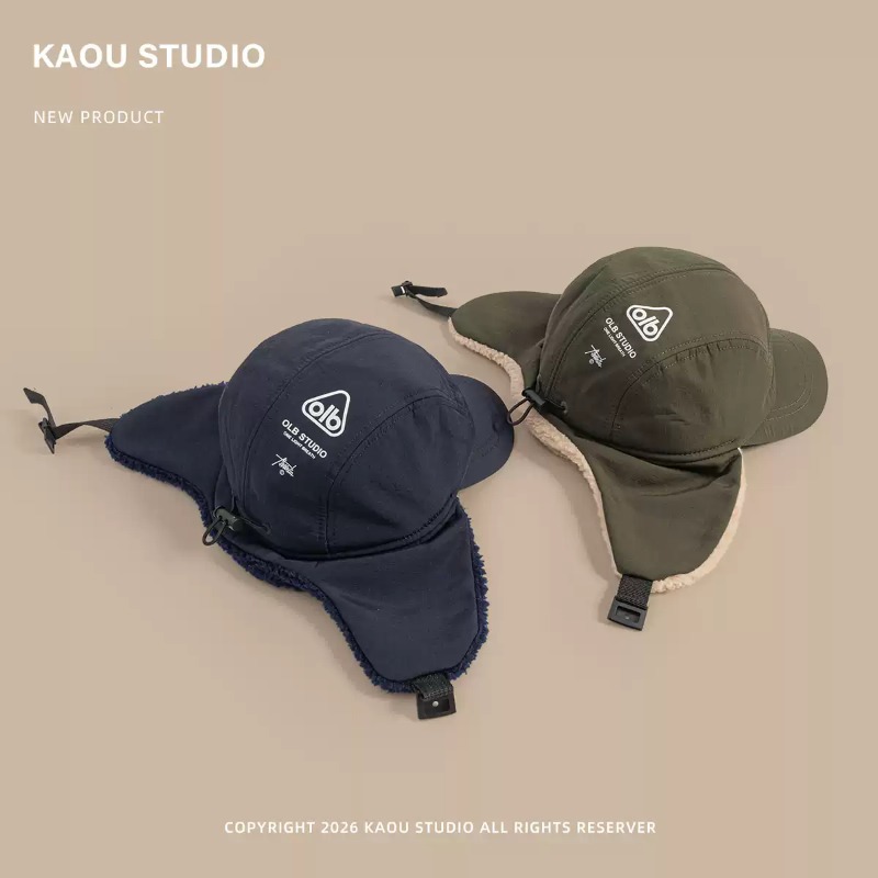 Winter Warm Bomber Hats Unisex - Corduroy Cap 5 Panel ulasan dan harga
